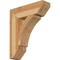 Ekena Millwork Thorton Slat Rough Sawn Bracket, Western Red Cedar, 6"W x 22"D x 26"H BKT06X22X26THR06RWR - alternate 1